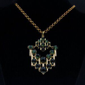 LULU FROST VENTURA PENDANT CABOCHON NECKLACE - JNTCB2 - RETIRED DESIGN